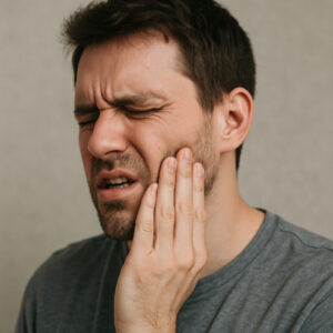 TMJ treatment of a man